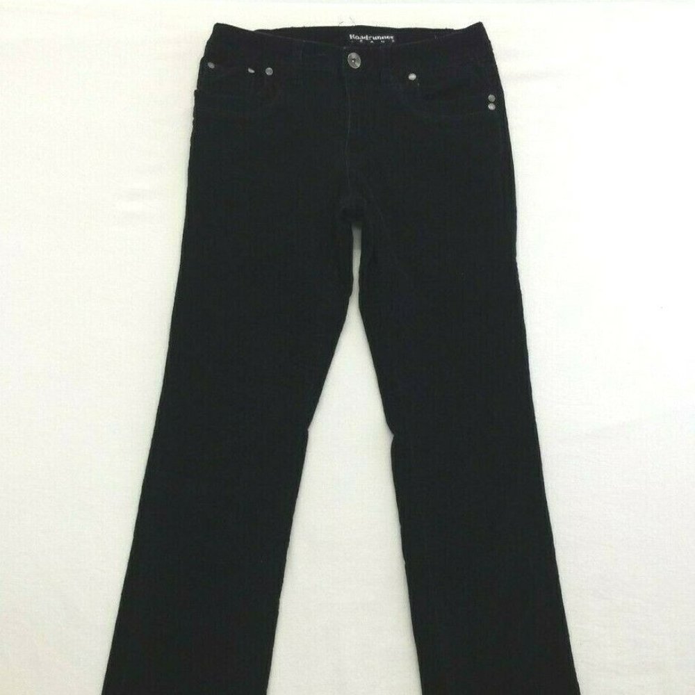 Roadrunner Corduroy Jeans Women's Size 8 Black Str